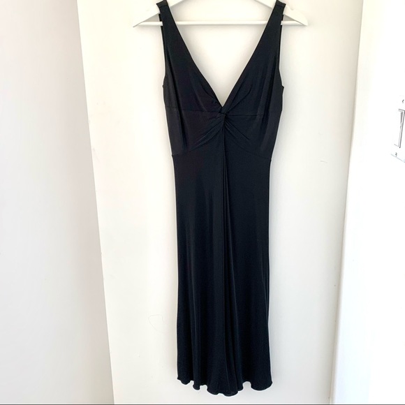 *SOLD* Sandra Angelozzi elegant black midi dress - Picture 3 of 9